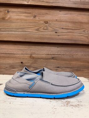 CROCS Cabo Slip-On Shoes with Blue Sole